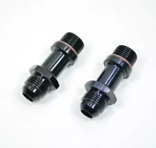 (Pair) 491946-BL Fragola -8 AN Male To -8 AN O-Ring Holley XP Fuel Inlet Fitting