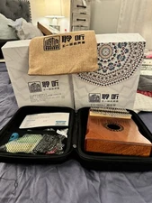 Kalimba Thumb Piano 17 Keys, Mahogany African Style Mbira, Portable Finger Piano