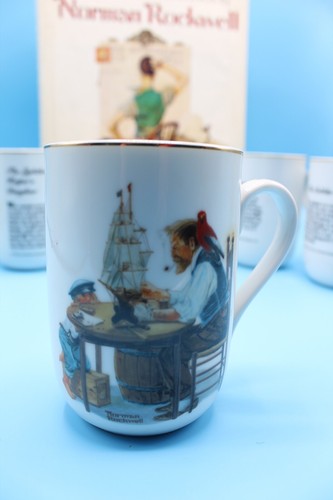 Norman Rockwell 6 tazas y libro nuevos - Imagen 5 de 12