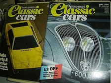 THOROUGHBRED  CLASSIC CARS 2 MAGAZINES May June 1985