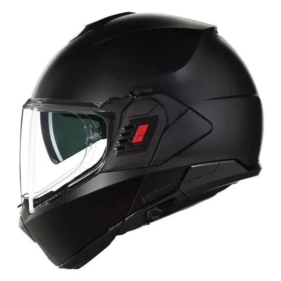Casque À Ouverture Réversible NOLAN N120-1 Classique N-COM 302 Noir Mat Taille S
