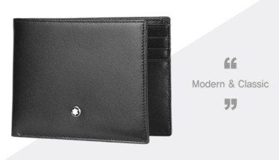 x*i様 ◾️MONTBLANC Meisterstück ciassic163 MontBlanc Men's Meisterstuck Black Leather Wallet 6cc #14548