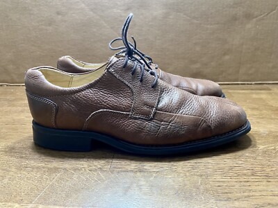 Studio Belvedere Mens Brown Leather‎ Lace Up Oxford Dress Shoes Size 10EEE Belvedere Lace Up Shoes | MensDesignerShoe.com main image 4