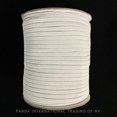 Knitted Elastic 1/4 inch, 1 Roll, 288 Yard/ro, White, Fast Shipping From US