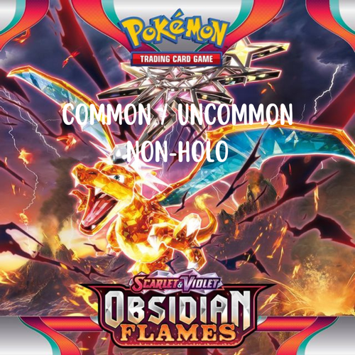 Scarlet & Violet Obsidian Flames Common / UC Non-Holo - Pick A Card For Your Set - Picture 1 of 1
