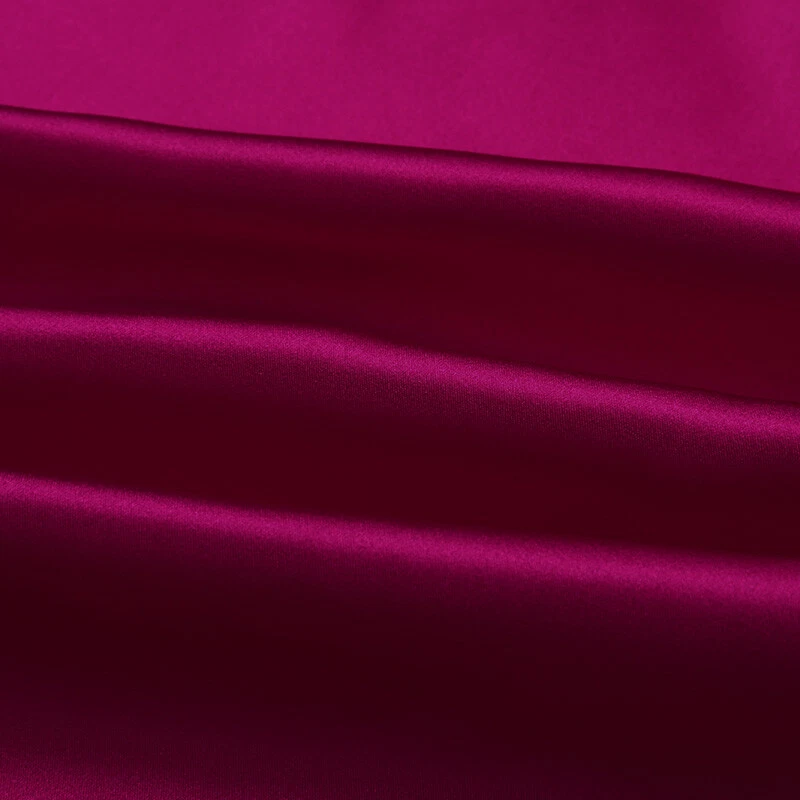 Raspberry 100% Pure Mulberry Silk Fabric by the Yard 44" width 19 mm 6A Grade - Image 4 of 4