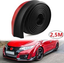 Frontspoiler Lippe 2,5m Spoilerlippe Auto Schutz Gummistreifen Selbstklebend