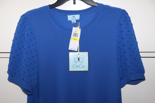 Abito donna Cece "Mallard blu alta marea" nuovo con etichetta taglia M ~ 35,5" lungo - Foto 2 di 9