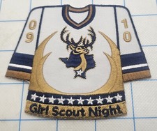 Laredo Bucks Hocky Girl Scout Night 09-10 Iron On Patches Embroidered Single 