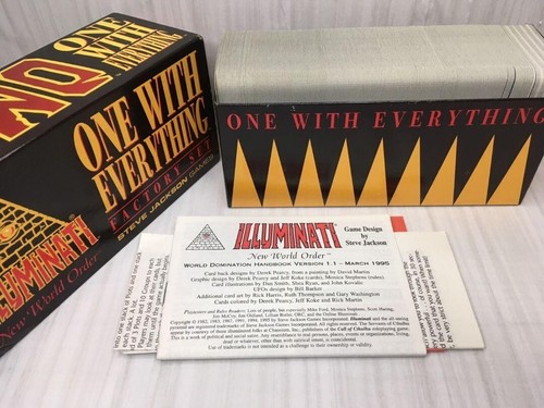1995 FACTORY SET 450 Illuminati INWO Card Game World Order Doods JP. - Picture 3 of 5