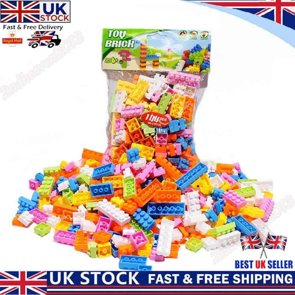 144pcs Plastic Building Blocks Bricks Children Kids Educational