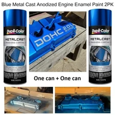 MetalCast Blue Anodized Engine Spray Paint High Heat Coating  -Free Import Fees
