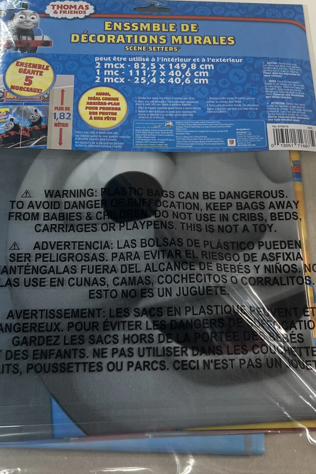 Póster de fondo fotográfico Thomas The Tank Engine Scene Setter 5 unidades cumpleaños... Foto 2 de 2