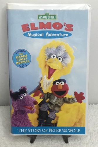 Elmo’s Musical Adventure VHS 2001 Sesamstraße Die Geschichte von Peter und dem Wolf