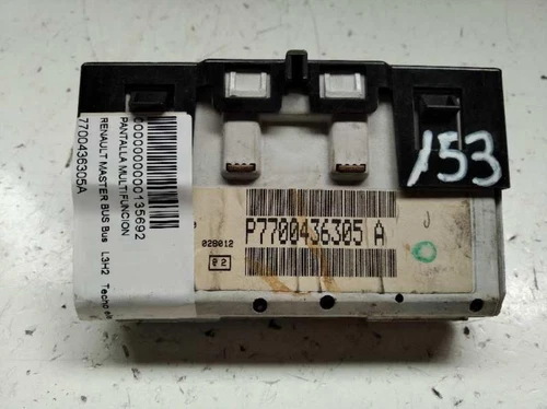 7700436305A Pantalla Multifuncion para RENAULT MASTER BUS 135692 - Imagen 3 de 4