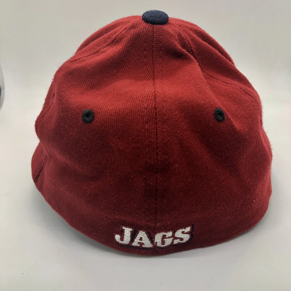 Prepgear PC JAGS Curved Bill Cap Adult Unisex Stretch Band Black Red Size S/M - Image 2 of 4