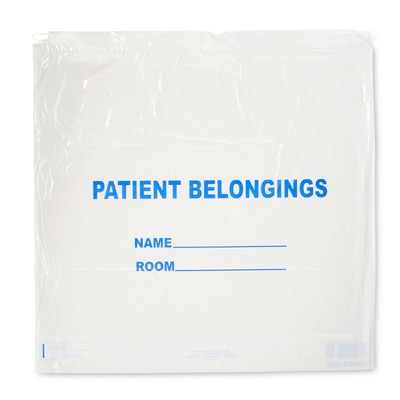 DawnMist Drawstring Closure Patient Belongings Bag 20 x 20'' Polyethylene  250 Ct