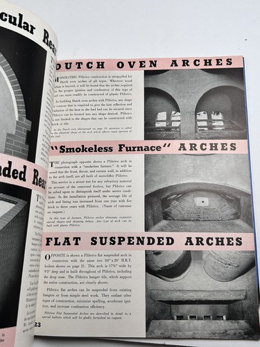 Plibrico Furnace Firebrick Construction Catalog Brochure 1938 NY Chicago - Picture 8 of 12