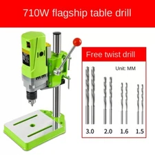 220V 710W Mini Bench Drill Electric Bench Drilling Machine Metal Making Drilling