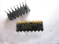 10pcs new CD4053BE-analog switch multiplexer splitter DIP-16 #E6*