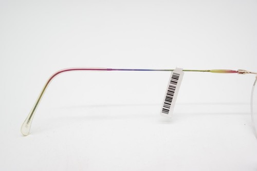 Vintage Brille Kenzo YVAN K 260 Gold Mehrfarbig Halbrand Brillengestell - Picture 5 of 6