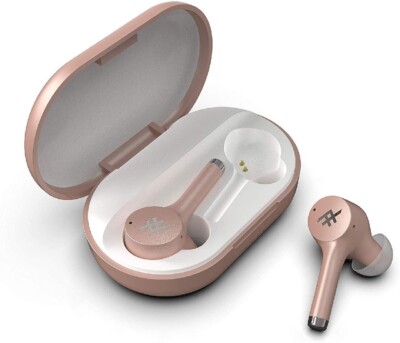 IFROGZ AIRTIME LUXE 2 BLUETOOTH WIRELESS EARBUDS WITH WIRELESS CHARGING CASE