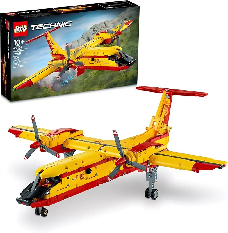 LEGO Technic 42152 Firefighter Aircraft Model Airplane Retired 1134 Pcs NEW