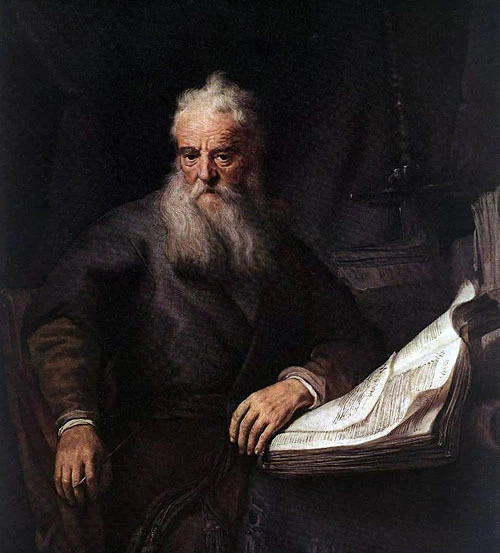 Beautiful Oil painting Rembrandt Netherlands Aristotle with a Bust of Homer  | eBay