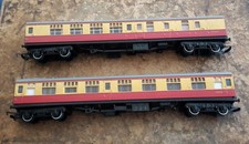 Hornby OO Gauge Vintage Coaches x 2 R627 and R928? Single owner, VG, unboxed