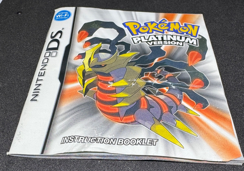 Pokemon Platin Version nur Anleitung Nintendo DS Original OHNE Spiel - Bild 2 von 5