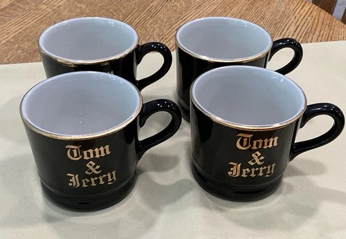 HALL CHINA Tom and Jerry Mugs Cups Made In The USA