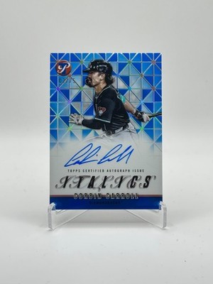 2025 Topps Pristine, Italics, Corbin Carroll, Autograph, 2/75, I-CC