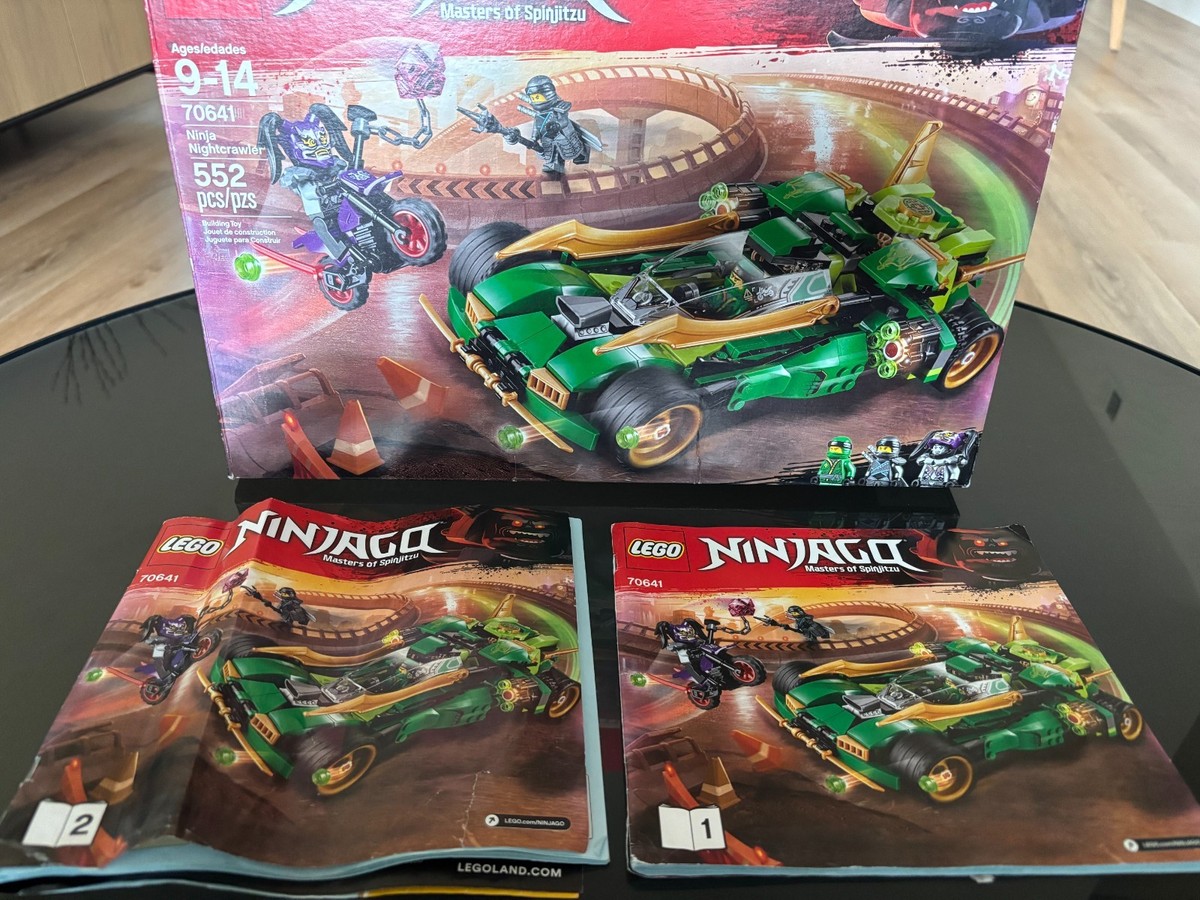 Used LEGO 70641 Ninjago Ninja Nightcrawler Complete Set Box and