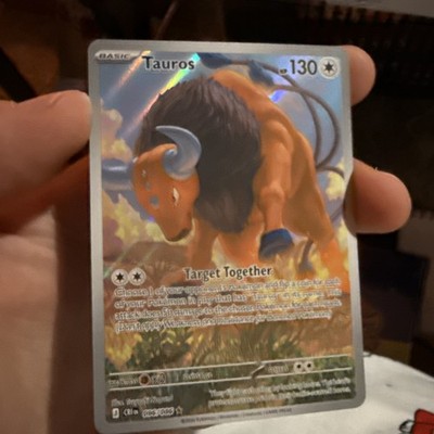 Pokemon TCG Tauros 096/086 Chaos Rising IR Ilustration Rare Card - NM PACK FRESH
