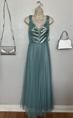 Ever Pretty Teal Sleeveless Sequin Tulle Bridesmaid Dress Plus Size 1X | eBay Ever Pretty Teal Sleeveless Sequin Tulle Bridesmaid Dress Plus Size 1X | eBay