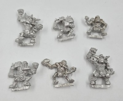 Ork Team Orcs & Goblins Blood Bowl Orcs Warhammer metal classic vintage