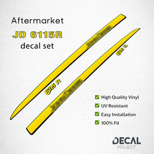 Kit decalcomanie John Deere 6115 R - adesivi per trattore aftermarket - set completo