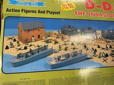 New BMC 40009 D-day Plastic Army Men Invasion of Normandy Playset