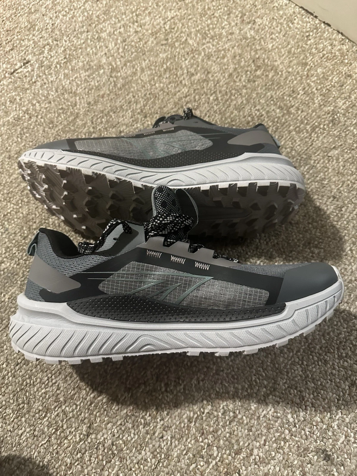 Hi-Tec Men’s Hiking Athletic Sport Shoes Trail Outdoor Grey Size 10 1/2