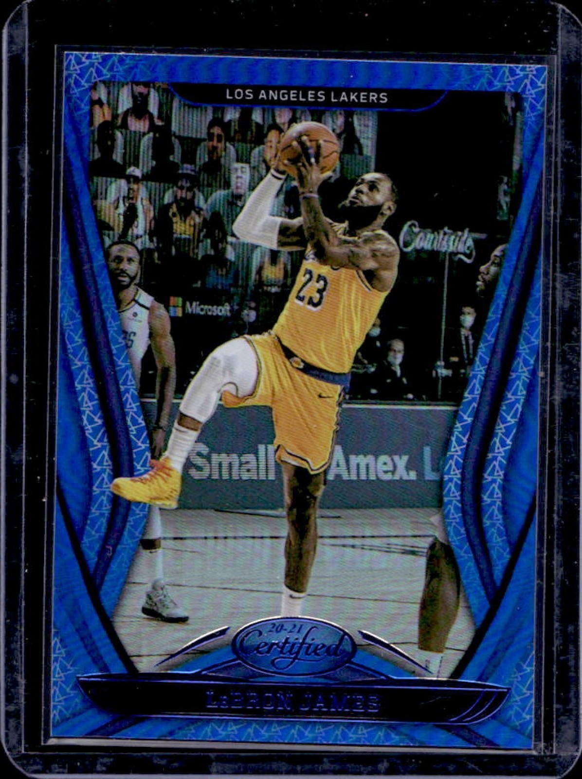 2020-21 Certified LeBron James Mirror Blue #55 Lakers