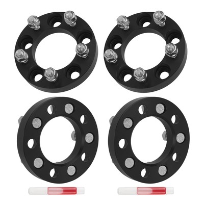 2x silver wheel spacers 5x4.5 1/2 studs 1.25 for 07 09 Ford Lincoln Mazda