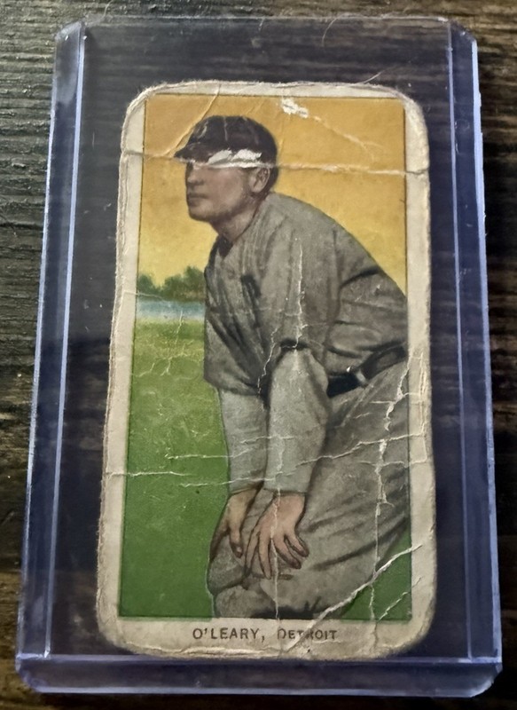 1909-11 T206 Charley O'Leary Sweet Caporal Cigarettes 350 Tigers Baseball Card