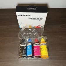 Sublimation Ink WOKOK Cyan Black magenta & yellow