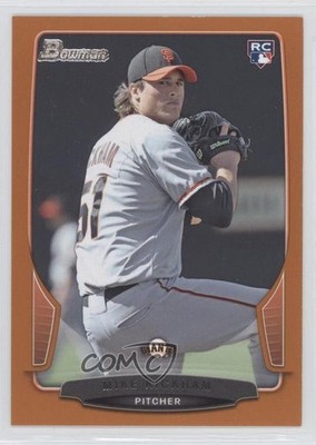 2013 Bowman Draft Orange 86/250 Mike Kickham #13 Rookie RC 0o0