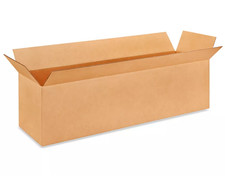 ULINE S-4419 48" x 12" x 12" Long Cardboard Corrugated Boxes Lot of 5