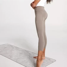 CALIA Women's Inspire High Rise Capri - DARK GREY - M