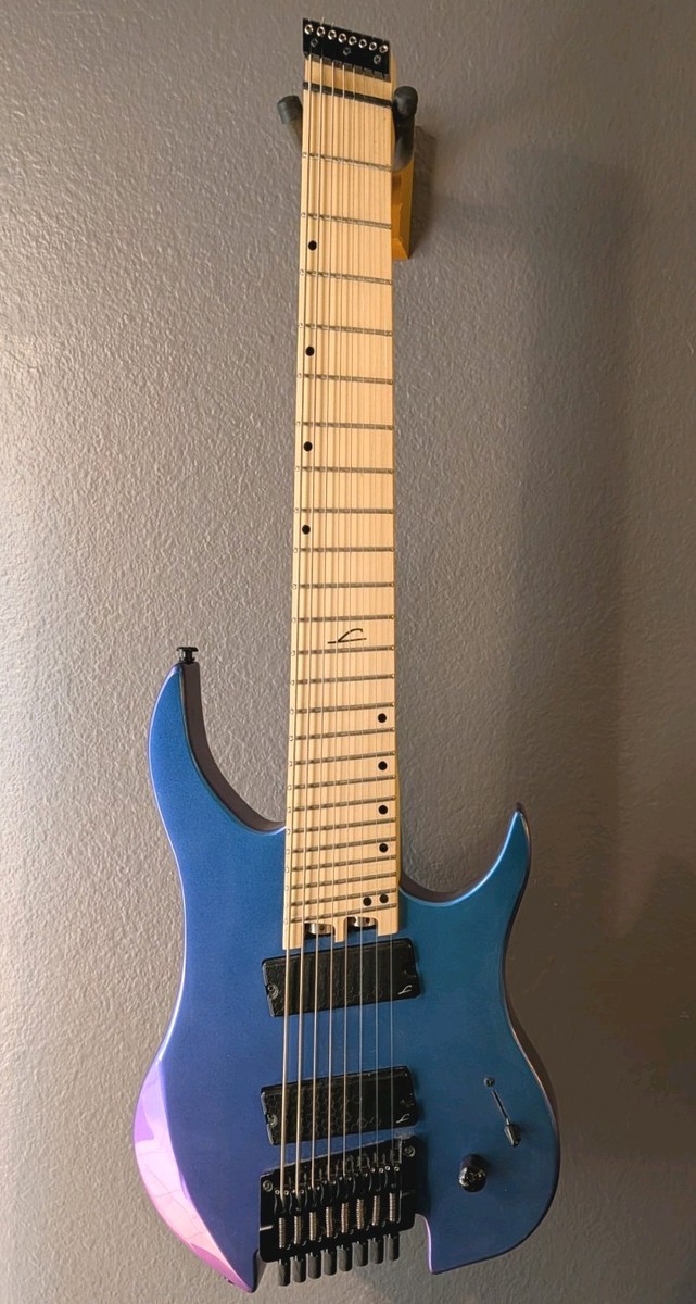Legator G8FS Lunar Eclipse Headless 8 String Electric Guitar Ghost