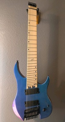 Legator G8FS Lunar Eclipse Headless 8 String Electric Guitar Ghost Multiscale