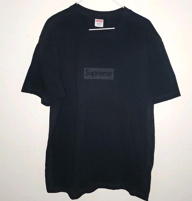 Supreme Tonal Box Logo T-Shirt Black Size XLarge Rare | eBay