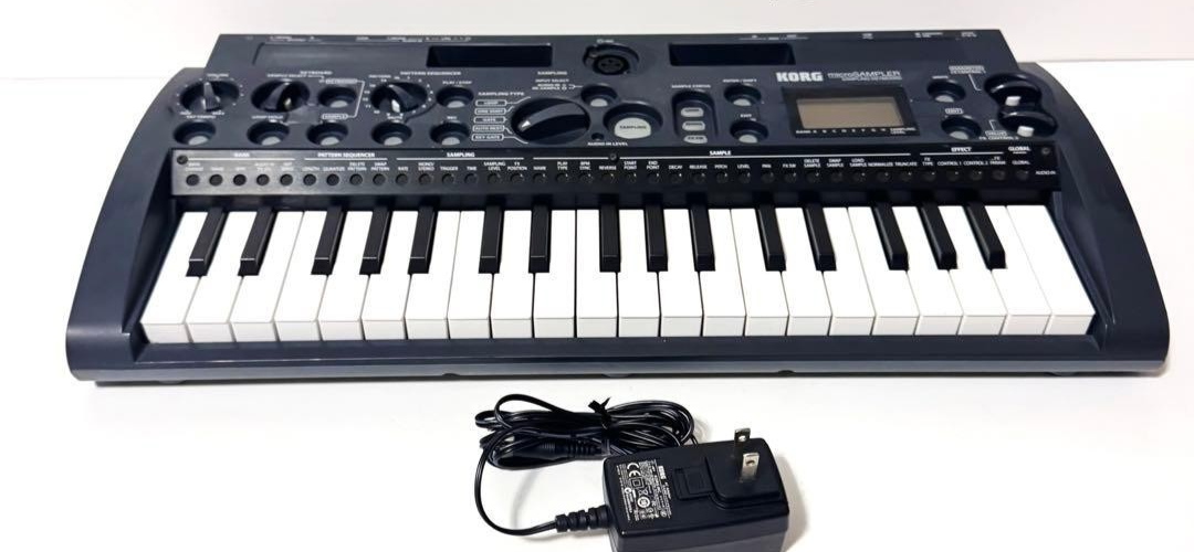 KORG microSAMPLER マイクロサンプラー　MS1 Amazon.com: Korg microSAMPLER Sampling Keyboard : Musical Instruments